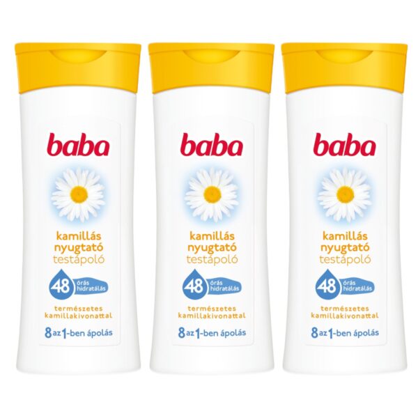 Baba nyugtató Testápoló Kamilla 3x400ml