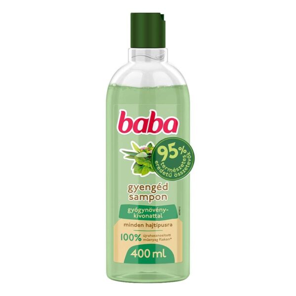 Baba Sampon Gyógynövénykivonattal Minden Hajtípusra 400ml