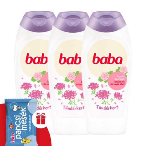Baba Tusfürdő Bodza és rózsavíz 3x400ml