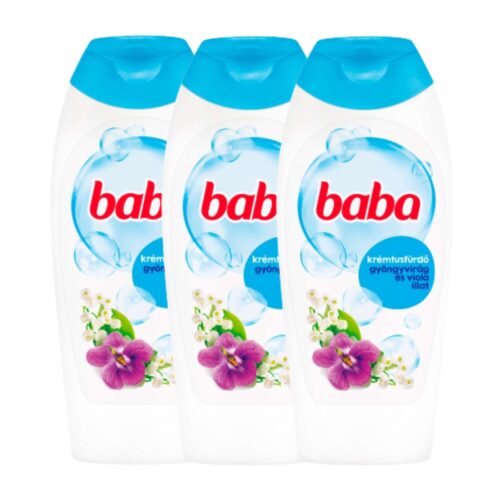Baba Tusfürdő Gyöngyvirág&Viola 3x400ml