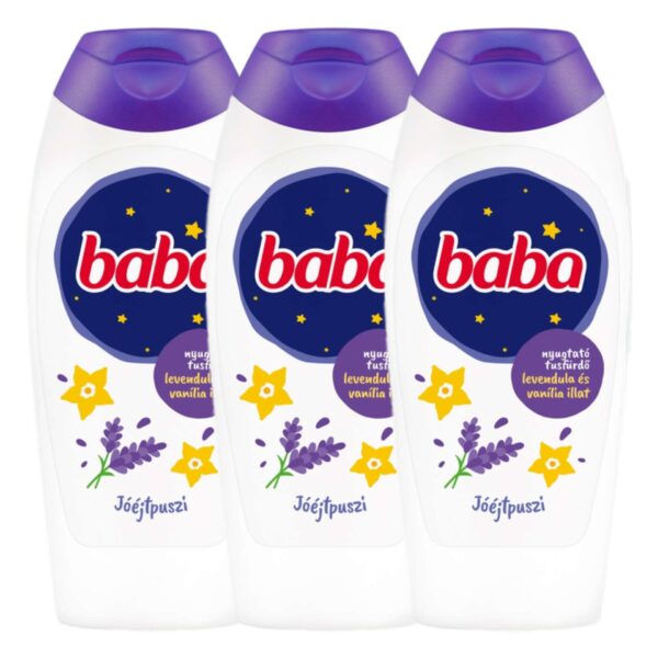 Baba Tusfürdő Levendula és Vanília 3x400ml