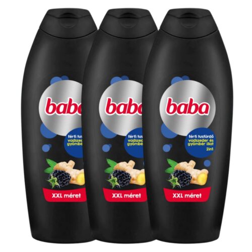 Baba Tusfürdő Vadszeder és Gyömbér 3x750ml