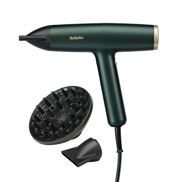 BaByliss D6555DE ION technológiás Hajszárító 1700 Watt - Zöld / Arany