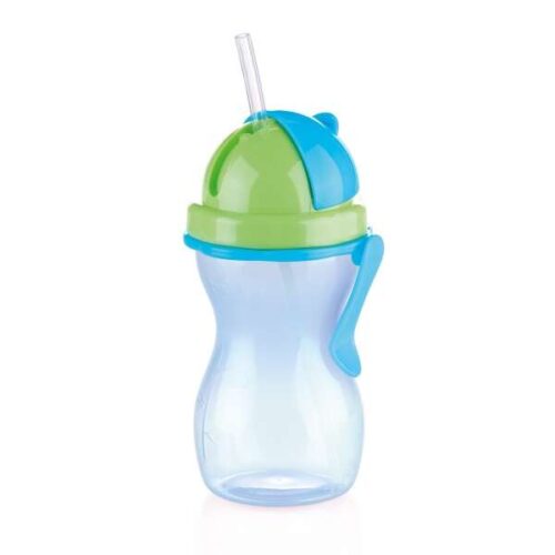 BAMBINI Gyermek szívószálas palack 300 ml