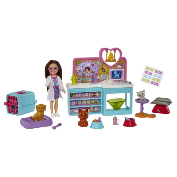 Barbie Chelsea állatorvos játékszett (HGT12)