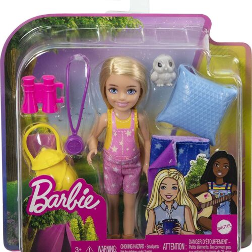 Barbie: Kempingező Chelsea baba
