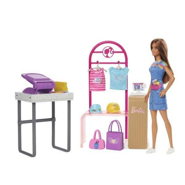 Barbie ruhatervező Játékszett