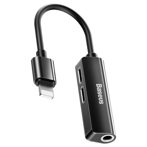 Baseus L52 Male 3-in-1 mobiltelefon kábel Fekete Lightning Lightn...