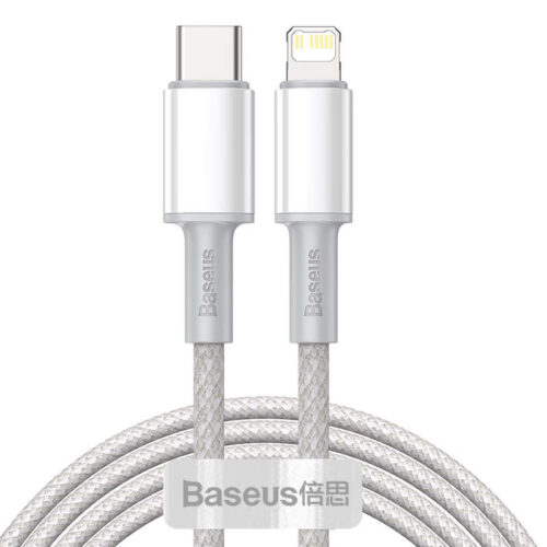 Baseus USB-C - Lightning nagy sűrűségű fonott kábel 20W PD 2m (CA...
