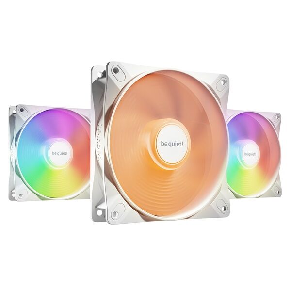 Be Quiet! Cooler 12cm - LIGHT WINGS LX 120mm PWM White Triple-Pac...