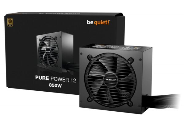 be quiet! PURE POWER 12 850W 20+4 pin ATX Fekete tápegység