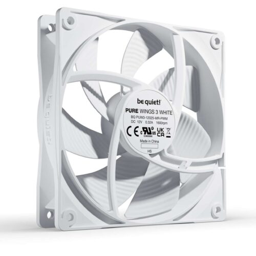 be quiet! Pure Wings 3 - Ventilátor - Fehér - 120mm