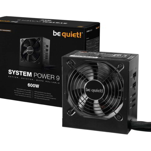 Be Quiet! Tápegység 600W - SYSTEM POWER 9 CM (80+ Bronze