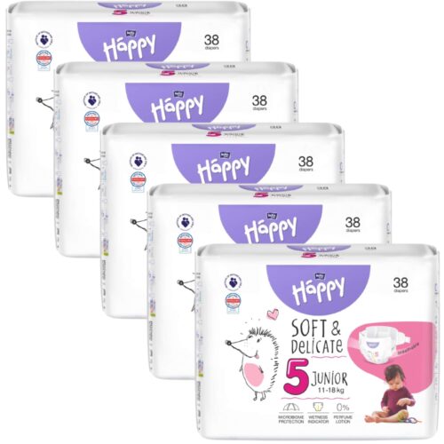 Bella Happy havi Pelenkacsomag 11-18kg Junior 5 (190db)