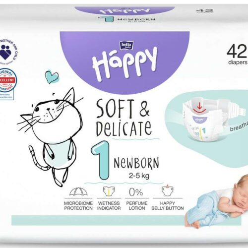 Bella Happy Nadrágpelenka 2-5kg Newborn 1 (42db)