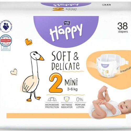 Bella Happy Nadrágpelenka 3-6kg Mini 2 (38db)