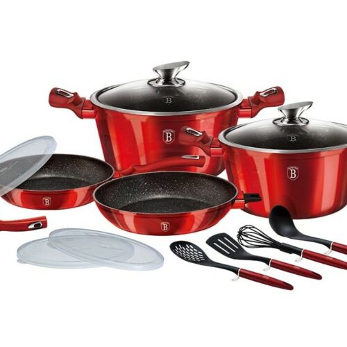 Berlinger Haus BH-7057 Metallic Line Burgundy Edition 13 részes E...