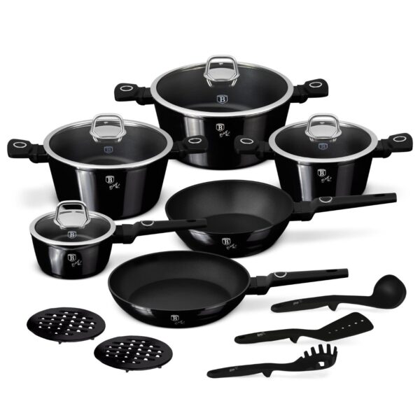 Berlinger Haus BH-8232 edénykészlet 15 részes Black Vantage collection