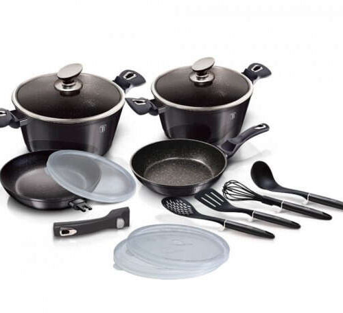 Berlinger Haus Carbon Pro Márványozott Edénykészlet - 13 részes