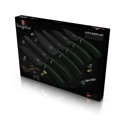 Berlinger Haus Emerald Collection 6 db-os kés szett