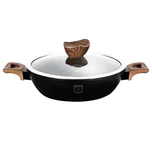 Berlinger Haus kétfülű tapadásmentes serpenyő üvegfedővel 28 cm