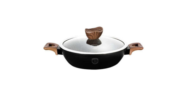 Berlinger Haus kétfülű tapadásmentes serpenyő üvegfedővel 28 cm