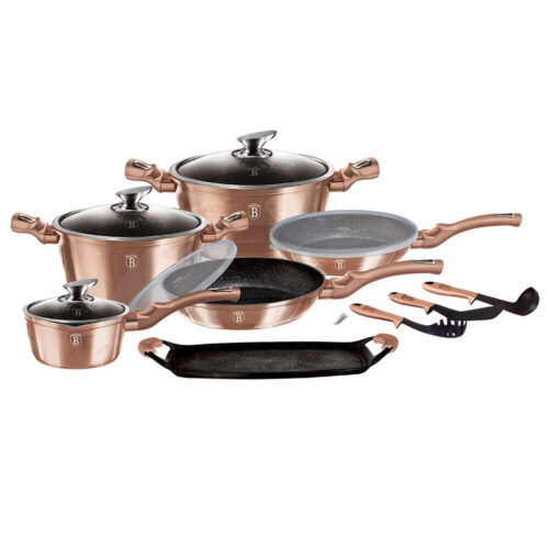 Berlinger Haus Metallic Line Rose Gold Edition BH-7124 14+2 része...