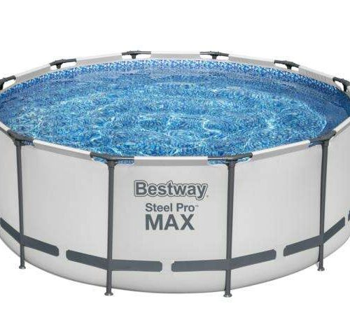Bestway 366x122cm Fémvázas medence szivattyúval