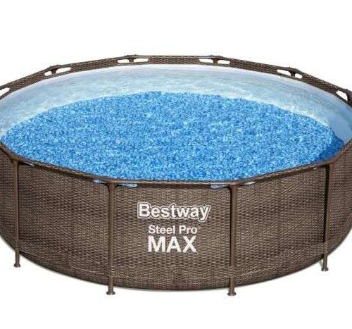 Bestway Mykonos Lux 366x100cm Fémvázas medence vízforgatóval és l...