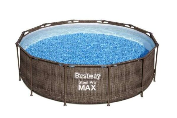 Bestway Mykonos Lux 366x100cm Fémvázas medence vízforgatóval és l...
