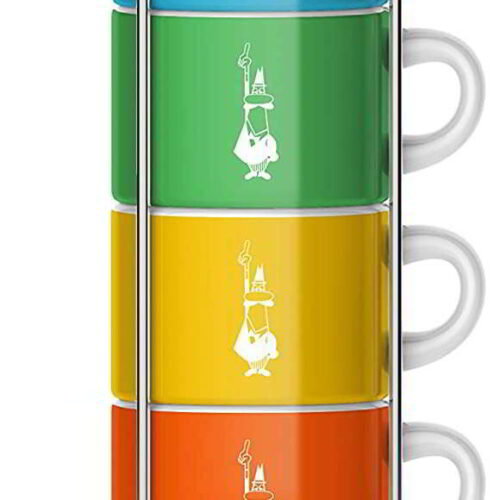 Bialetti Espresso csésze szett állvánnyal (6db) - Multicolor