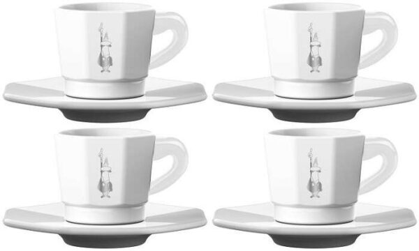 Bialetti Moka csésze szett (4db) - Fehér
