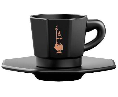 Bialetti Moka csésze szett (4db) - Fekete