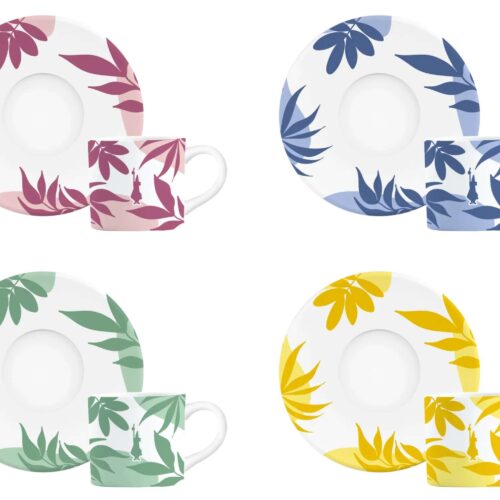 Bialetti Primavera csésze+csészealj 4db-os