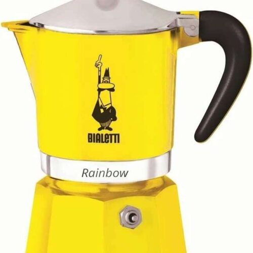 Bialetti Rainbow 1 személyes Kotyogós kávéfőző - Sárga