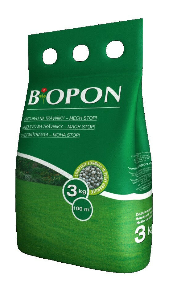Biopon Gyep Műtrágya Moha Stop - 3kg