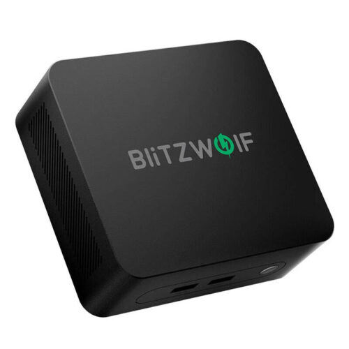 BlitzWolf BW-MPC2 Windows 11 Intel Dual Display Mini PC Fekete