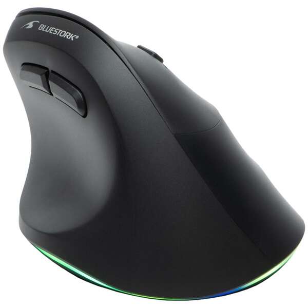 Bluestork Vezeték nélküli Egér - M-WL-ERGO-LUMI (Ergonomic