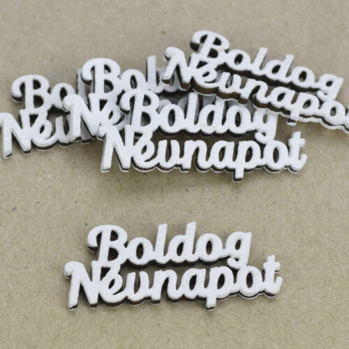 "Boldog Névnapot" felirat fehér 2