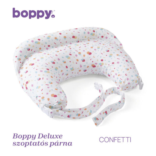 Boppy Deluxe szoptatós párna formatartó töltettel