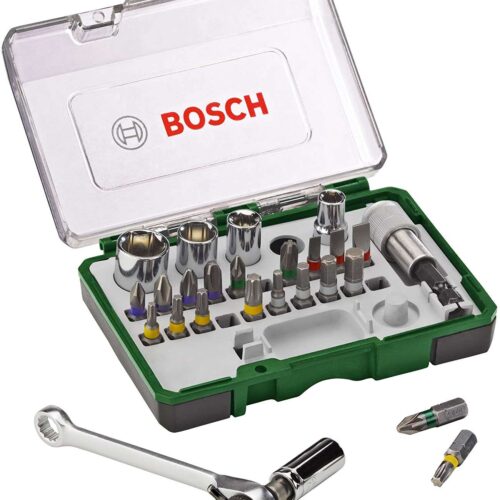 Bosch 2607017160 27 darabos csavar- és reteszelőkészlet