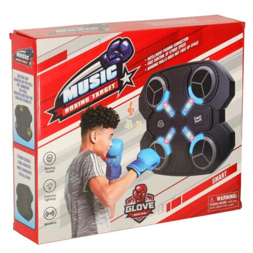 Boxing pajzs fali edző zene LED USB kesztyű