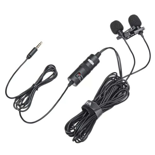 Boya BY-M1DM Dual Lavalier mikrofon szett
