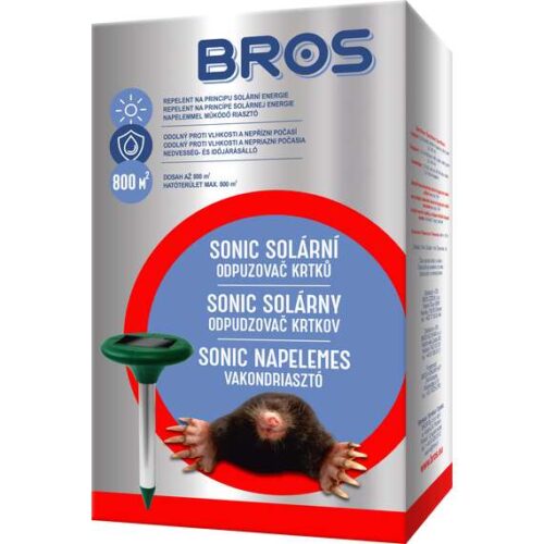 Bros Napelemes vakondriasztó Sonic 6 db/karton