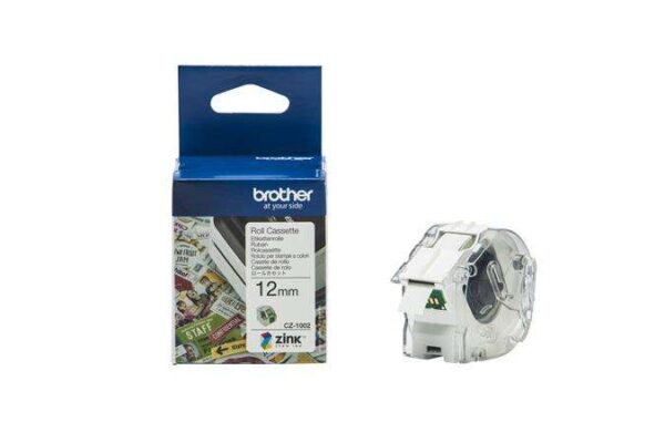 Brother CZ-1002 színes folytonos szalagtekercs (12mm) White 5m CZ1002