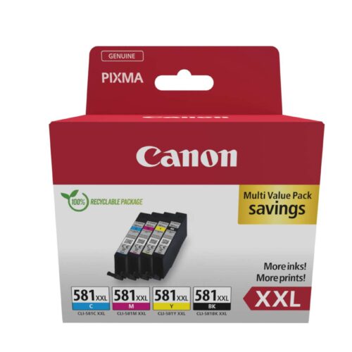 Canon CLI-581XXL BK/C/M/Y Eredeti Toner Fekete/Cián/Magenta/Sárga