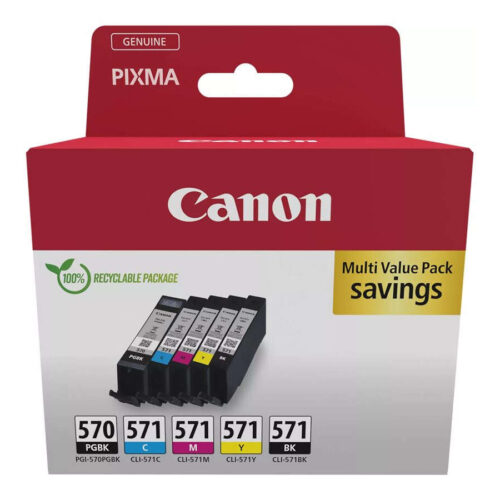Canon PGI-570 + CLI-571 Tintapatron Multipack 1x15 ml + 4x7 ml