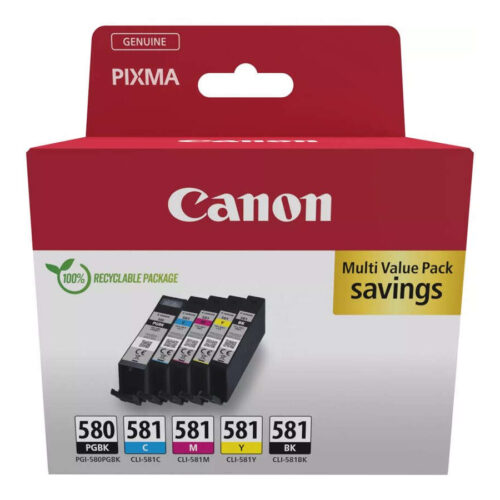 Canon PGI-580 + CLI-581 Tintapatron Multipack 1x11