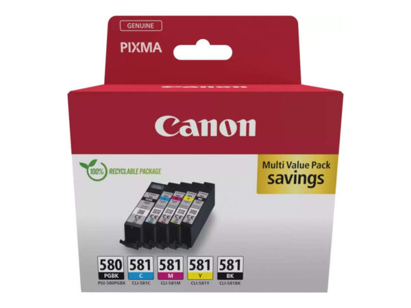 Canon PGI-580 + CLI-581 Tintapatron Multipack 1x11