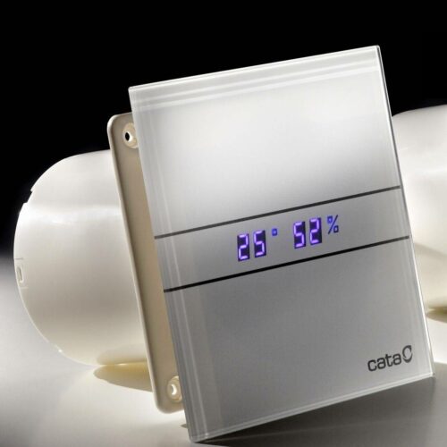 Cata E-120GTH szellőztető ventilátor üveg előlappal